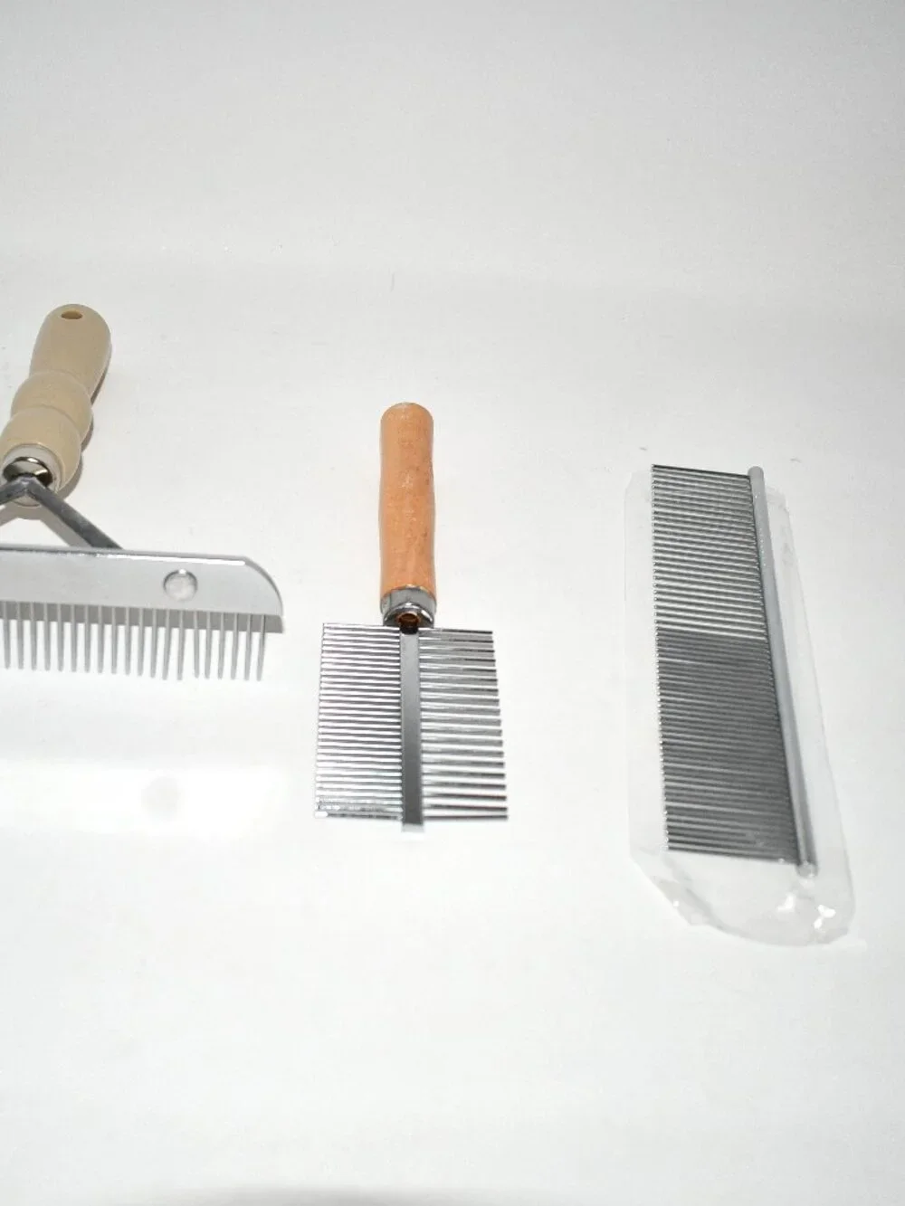 Tsxurepaw 3 Pack Dog Grooming Brush Set, Undercoat Rake Shedding Comb, Long Hair
